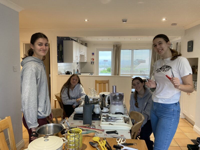 Snow-Camp apprentices joined a residential course at the Fresh Tracks Chalet Hosting & Cookery School. Image © Fresh Tracks
